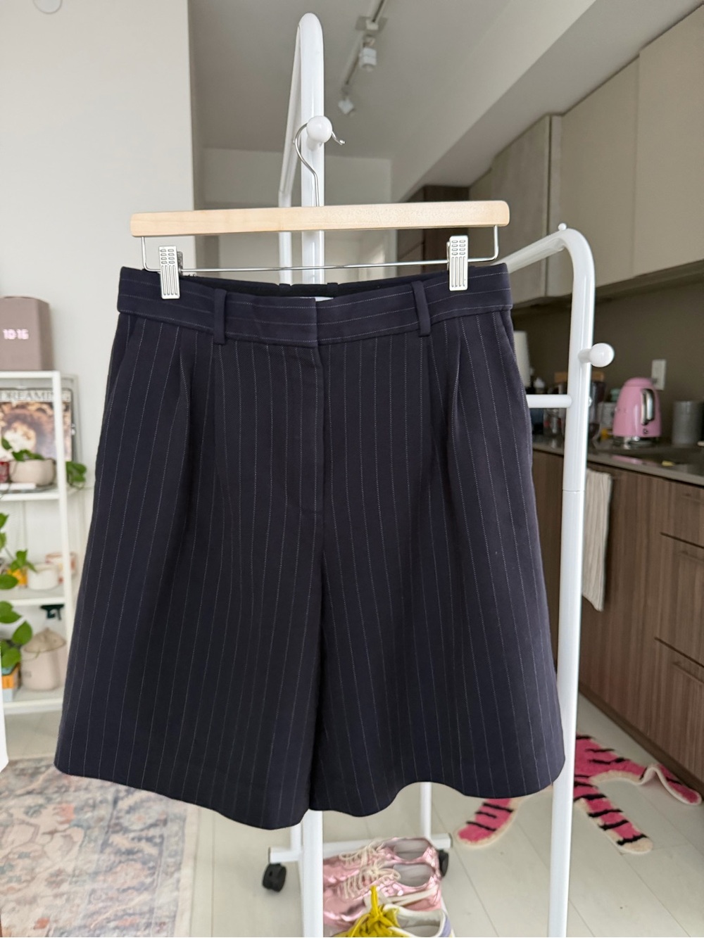 Classic Pinstripe Women's Shorts